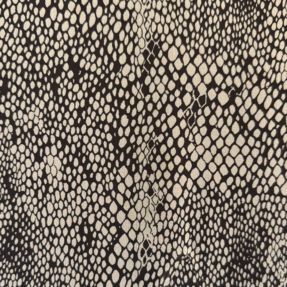 Vintage Dana Buchman Silk Snakeskin Print Midi Skirt Size 6” - Picture 5 of 5